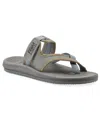 White Mountain Women's Basket Round Toe Flat Sandals