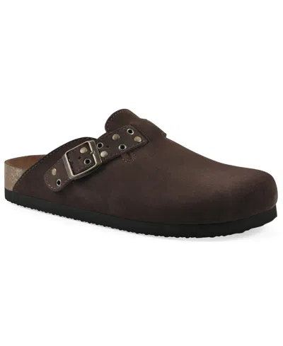 White Mountain Women's Benben Footbeds Clogs In Brown