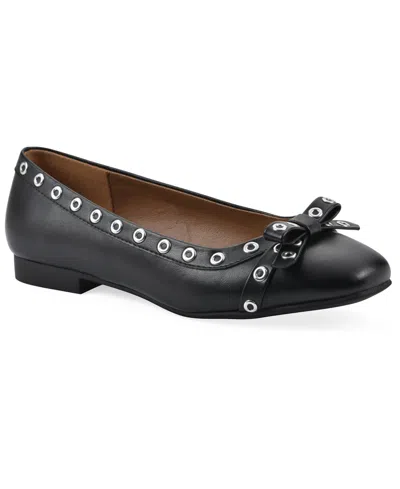 White Mountain Women's Bodhi Ballet Flats In Black