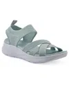 White Mountain Women's Charry Round Toe Flat Sandals