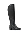 White Mountain Women's Cushaw Tall Wide Calf Boots In Black
