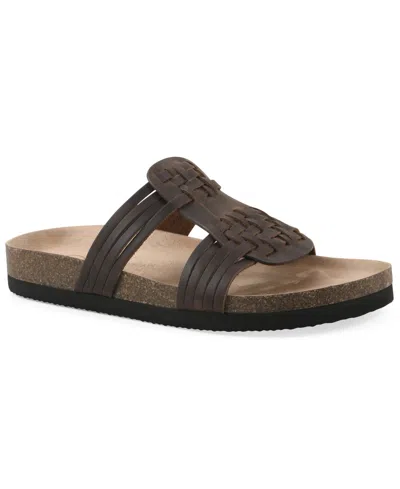 White Mountain Women's Halicore Footbed Sandals In Brown