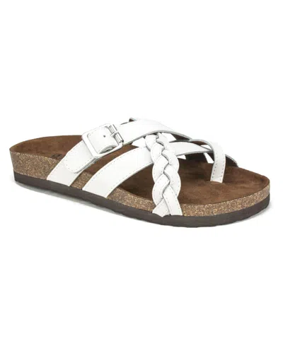 White Mountain Women's Harrington Footbed Sandals In Animal Print