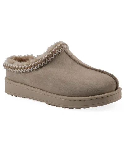 White Mountain Women's Icebin Clog Slippers In Brown