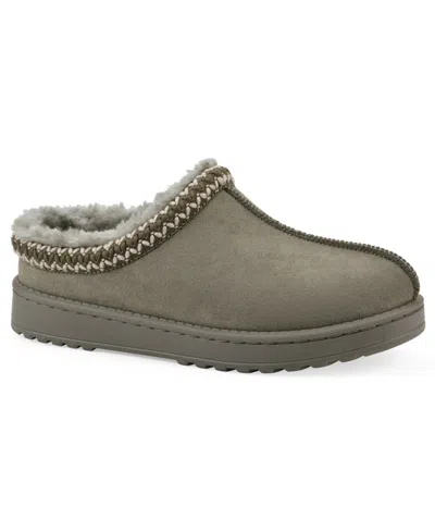 White Mountain Women's Icebin Clog Slippers In Green