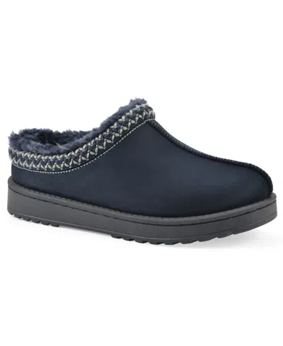 White Mountain Women's Icebin Clog Slippers In Blue