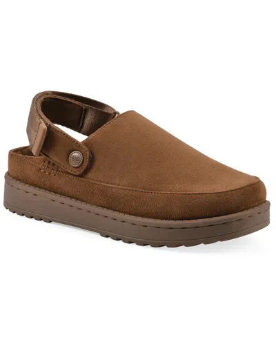 White Mountain Women's Icebound Slingback Clogs In Brown