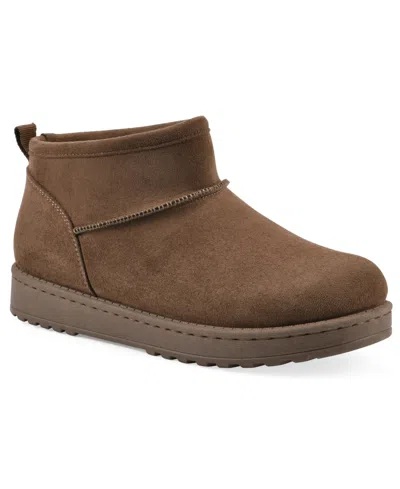 White Mountain Inspa Cozy Bootie In Brown
