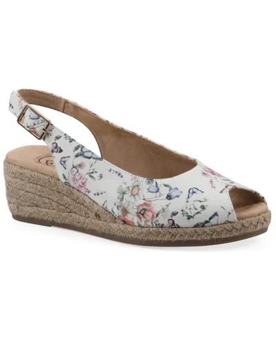White Mountain Maize Espadrille Wedge Sandal