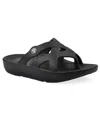 White Mountain Women's Rip Round Toe Flat Sandals