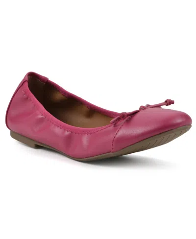 White Mountain Women's Sunnyside Ii Ballet Flats In Purple