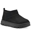 White Mountain Women's Toree Faux Fur Booties In Black