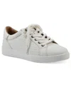 White Mountain Women's Uniform Lace-up Sneakers In White Smooth