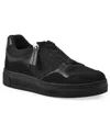 White Mountain Women's Uplit Slip-on Sneakers In Black Black Multi