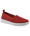 White Mountain Women's Upright Slip-on Sneakers In Cruella Red Fabric