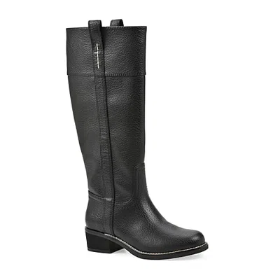 White Mountain Womens Fall 2026 Block Heel Riding Boots In Black