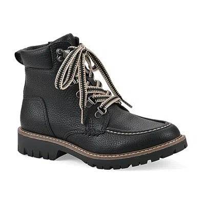 White Mountain Womens Fall 2026 Chunky Heel Hiking Boots In Black