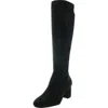 White Mountain Womens Zipper Manmade Mid-calf Boots In Black