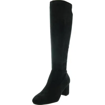 White Mountain Womens Zipper Manmade Mid-calf Boots In Black