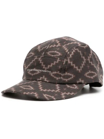 WHITE MOUNTAINEERING ALL-OVER GRAPHIC-PRINT BASEBALL CAP