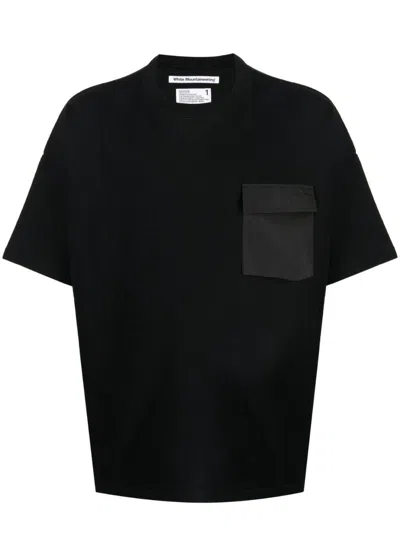 WHITE MOUNTAINEERING CREW-NECK COTTON T-SHIRT