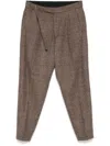 White Mountaineering Glen Trousers In Brown