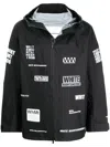 White Mountaineering Graphic-print Zip-up Lightweight Jacket