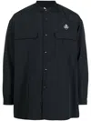 White Mountaineering Logo-patch Shirt In Black