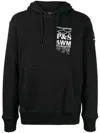 WHITE MOUNTAINEERING LOGO-PRINT COTTON HOODIE