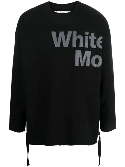 White Mountaineering Leather-like Pullover Black