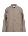 White Mountaineering Man Jacket Khaki Size 2 Polyester In Beige