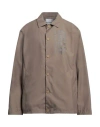 White Mountaineering Man Jacket Khaki Size 2 Polyester In Beige
