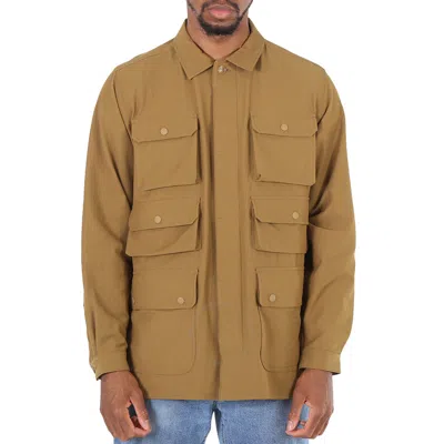 White Mountaineering Men's Light Brown Multi-pocket Jacket