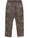 White Mountaineering Paisley-print Satin Shirt In Black