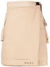 White Mountaineering Cargo Pockets Crossover Shorts In Neutrals