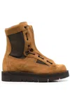 White Mountaineering X Danner Boots Suede Combat Boots In 褐色