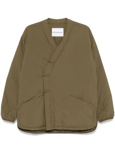 White Mountaineering X Taion Padded Jacket In Green