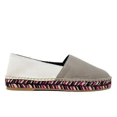 Pre-owned White Off- Off  Leather Espadrilles