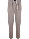White Sand Long Trousers In Gray