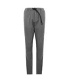 White Sand 88 Elastic Casual Pants In Gray