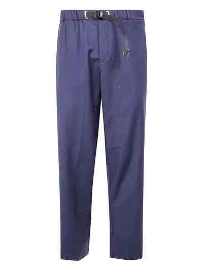 White Sand Long Classic Trousers Clothing In Blue