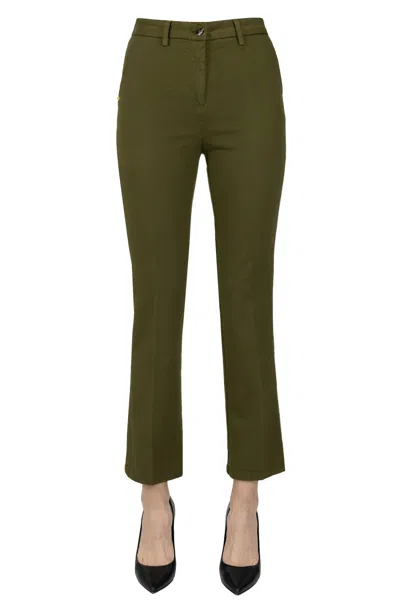 White Sand Ava Chino Style Trousers In Multi