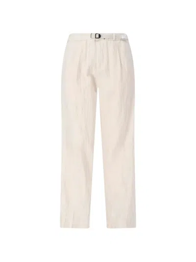 White Sand Belt Trousers In Multi
