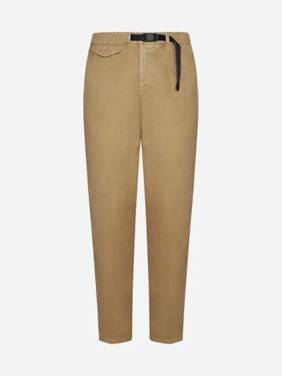 White Sand Trousers Brown In Beige