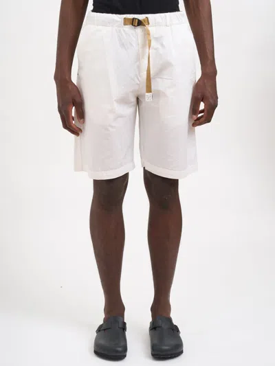 White Sand Bermuda In Cotone Stretch
