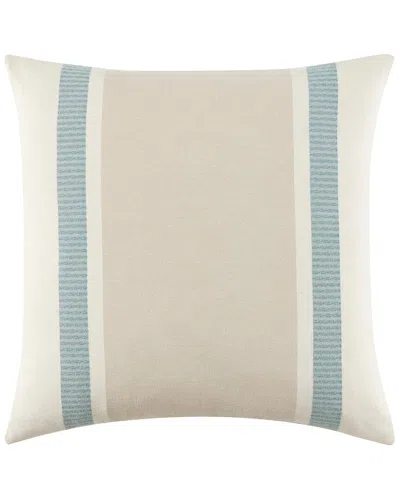White Sand Breeze Square Decorative Throw Pillow Cover