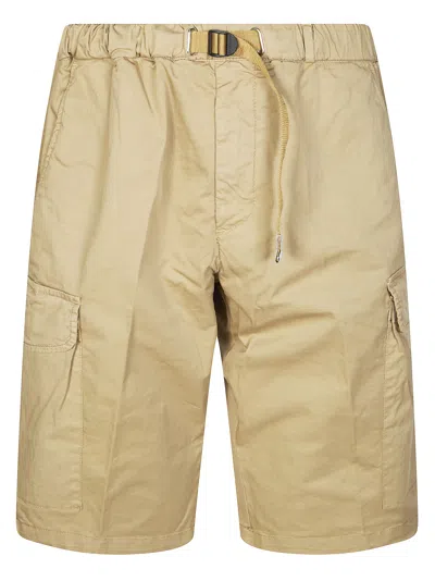 White Sand Cargo Bermuda Shorts For Men In Brown