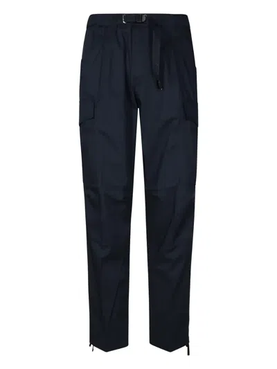 White Sand Cargo Tapered Trousers In Blue