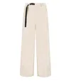 White Sand Carol Cream Ribbed Trousers