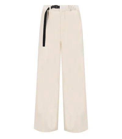 WHITE SAND WHITE SAND CAROL CREAM RIBBED PANTS